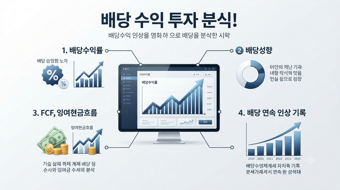 미국 배당주 선별 4가지 기준 정리