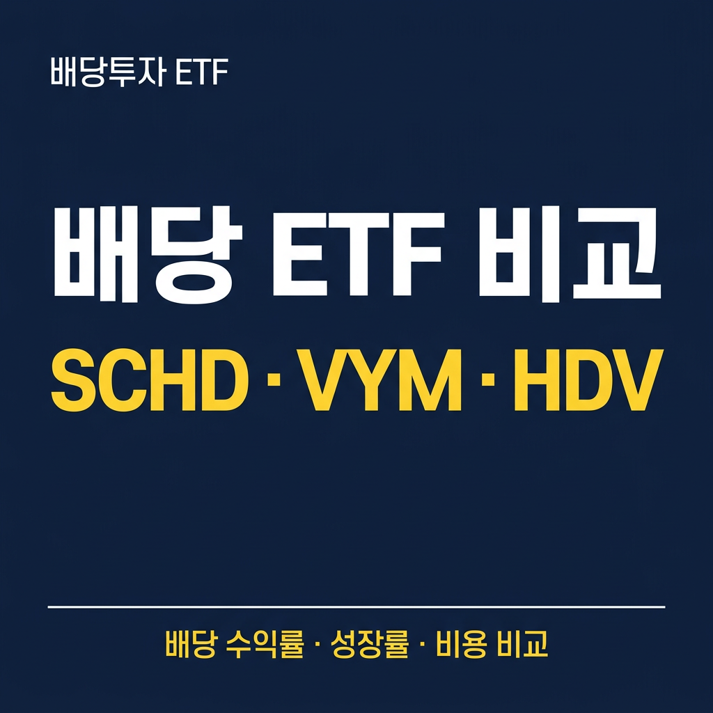 SCHD·VYM·HDV 배당 ETF 비교 썸네일