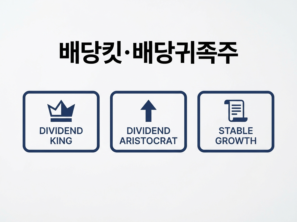 코카콜라와 존슨앤존슨 등 미국 배당킹 대표 종목 이미지