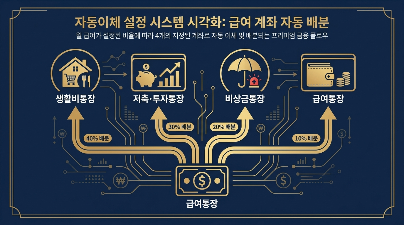 월급 자동이체 시스템 구조도