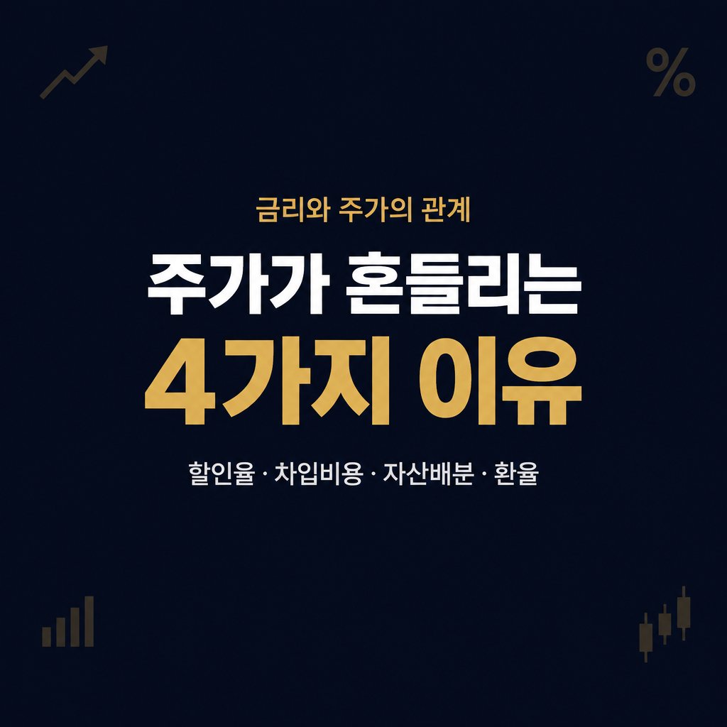 금리와 주가｜4가지 메커니즘으로 읽는 주가